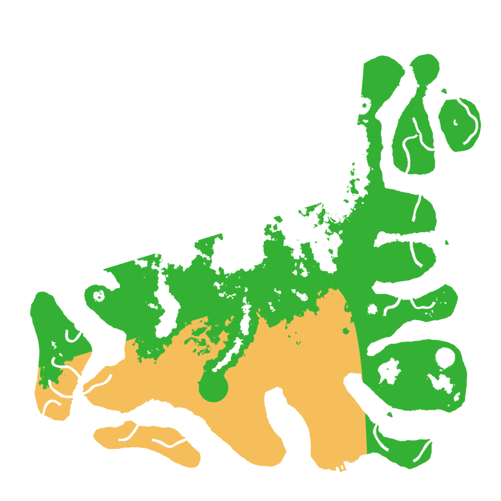 Biome Rust Map: Procedural Map, Size: 4500, Seed: 5595981