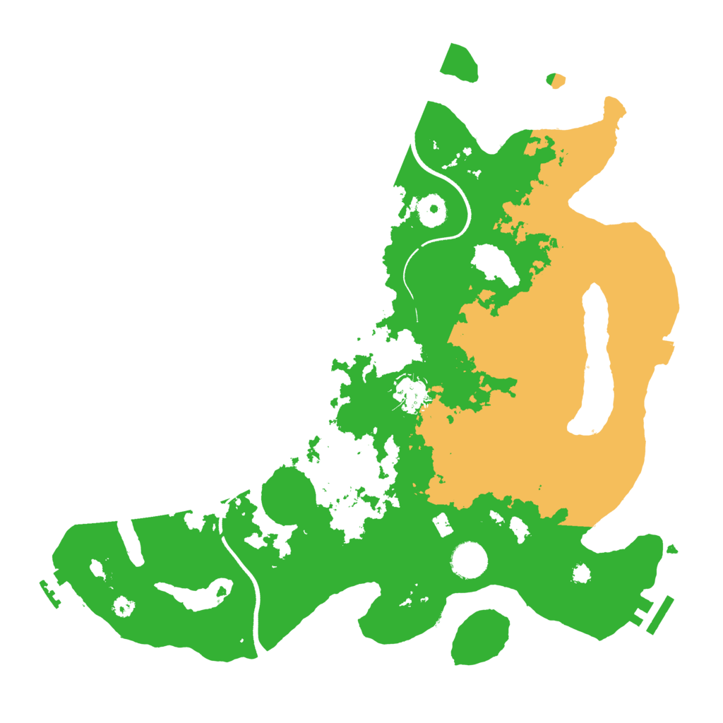 Biome Rust Map: Procedural Map, Size: 3500, Seed: 220324002