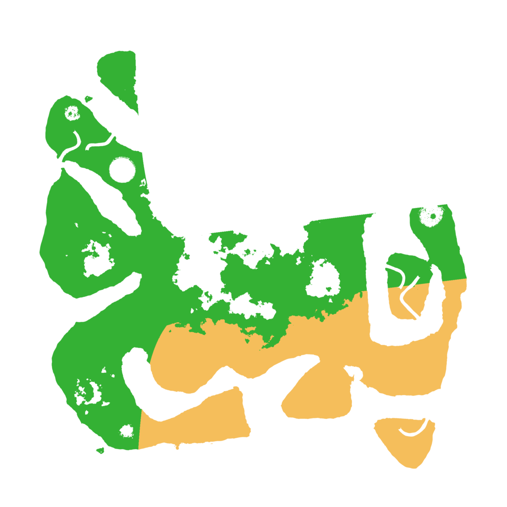 Biome Rust Map: Procedural Map, Size: 3500, Seed: 2756936