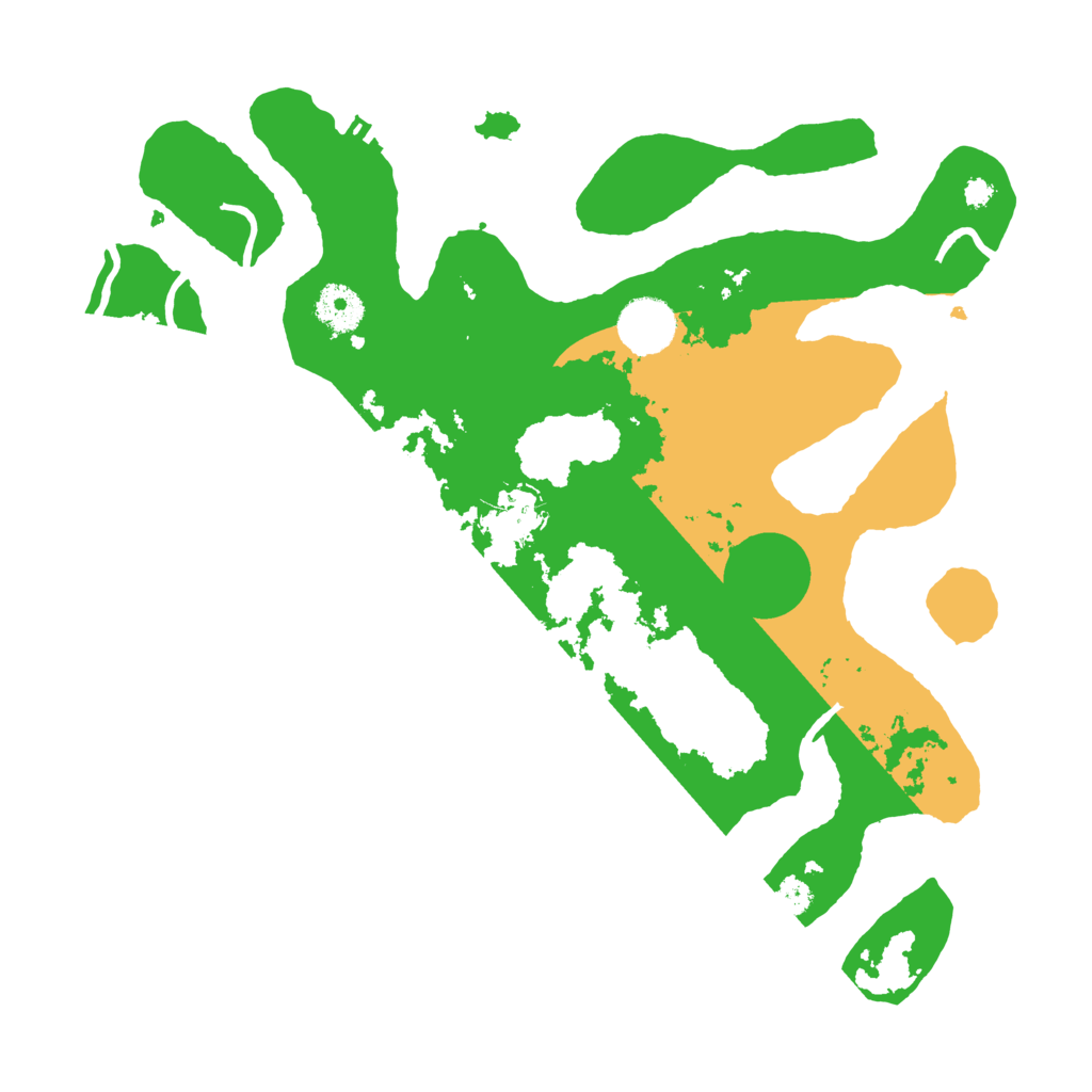 Biome Rust Map: Procedural Map, Size: 3500, Seed: 3086593