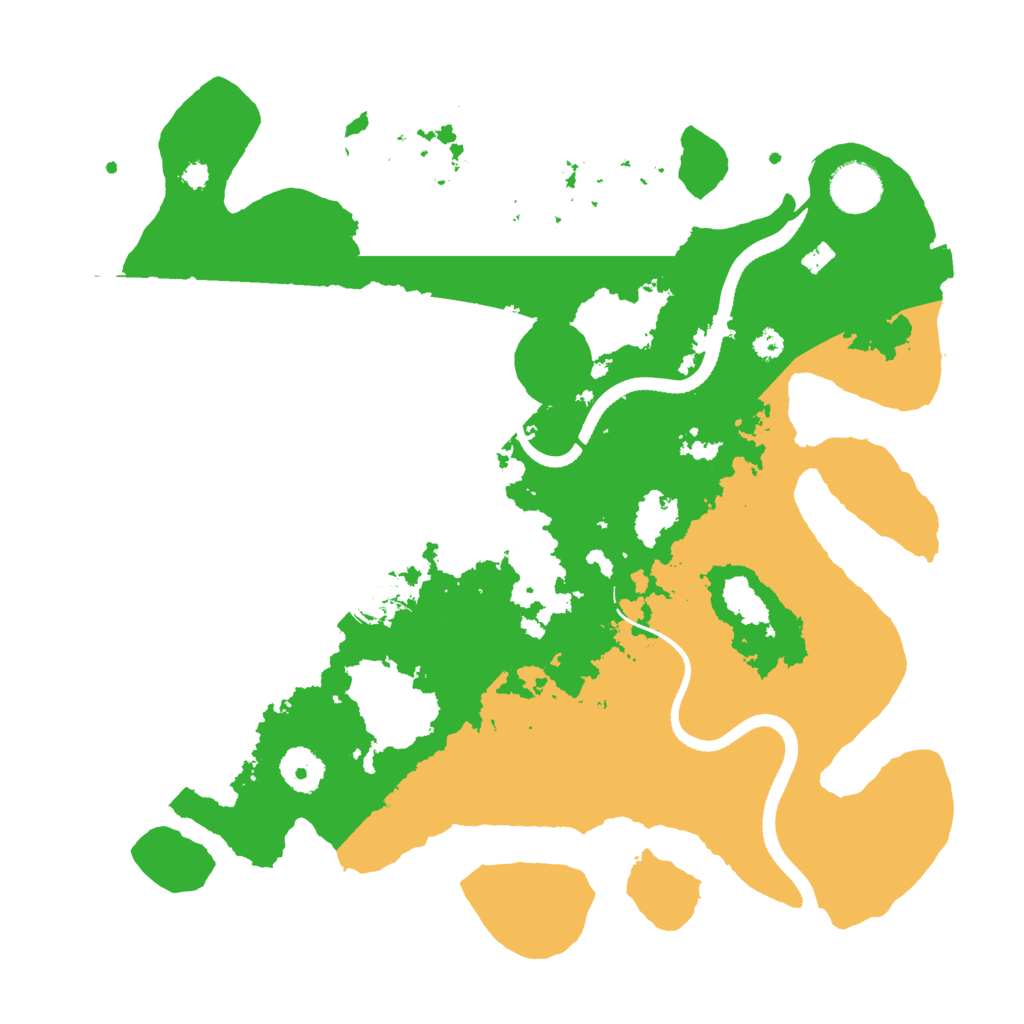 Biome Rust Map: Procedural Map, Size: 3500, Seed: 2887931