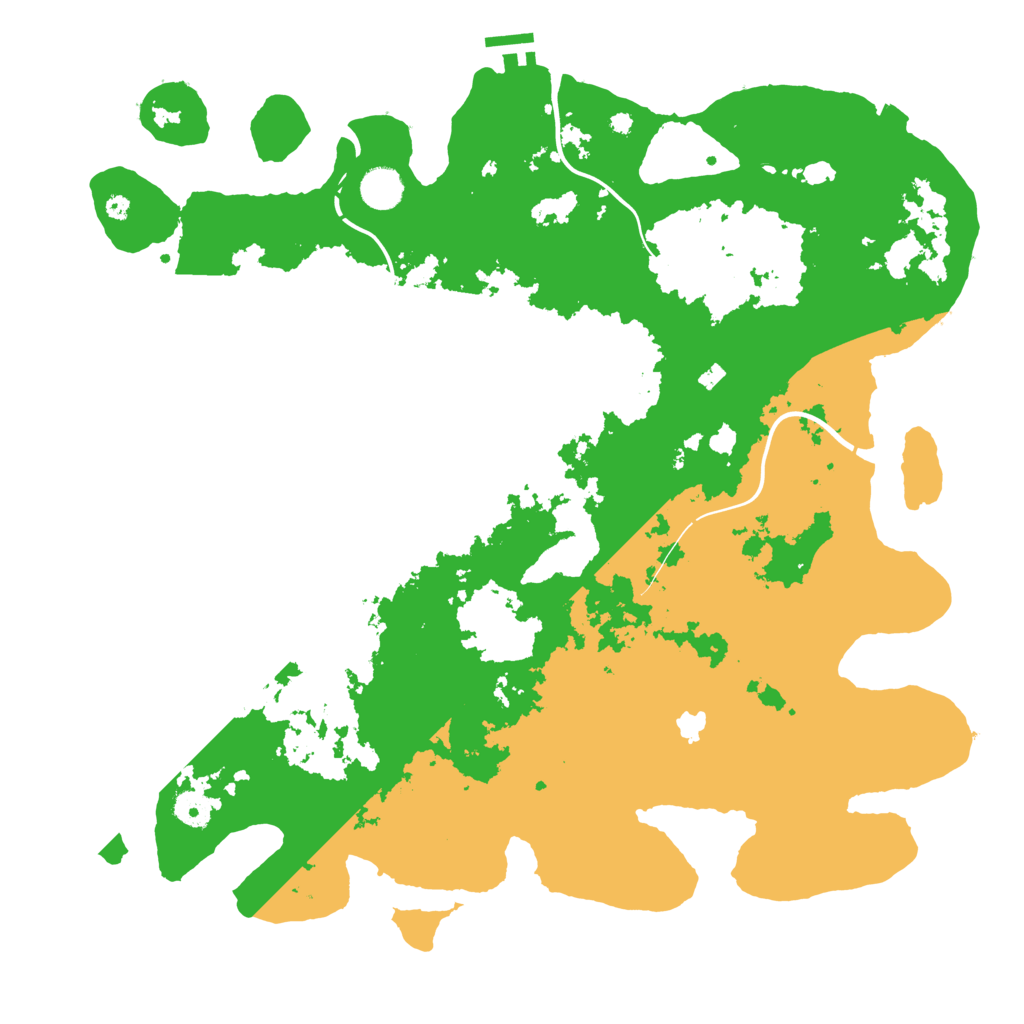 Biome Rust Map: Procedural Map, Size: 4250, Seed: 1095366