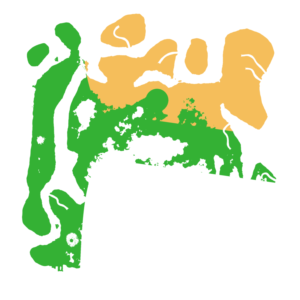 Biome Rust Map: Procedural Map, Size: 3500, Seed: 4757057