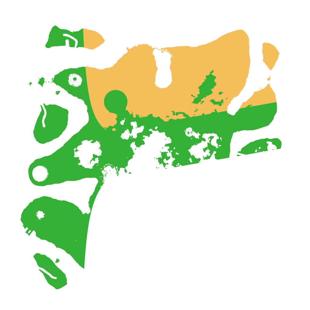 Biome Rust Map: Procedural Map, Size: 3500, Seed: 6200386