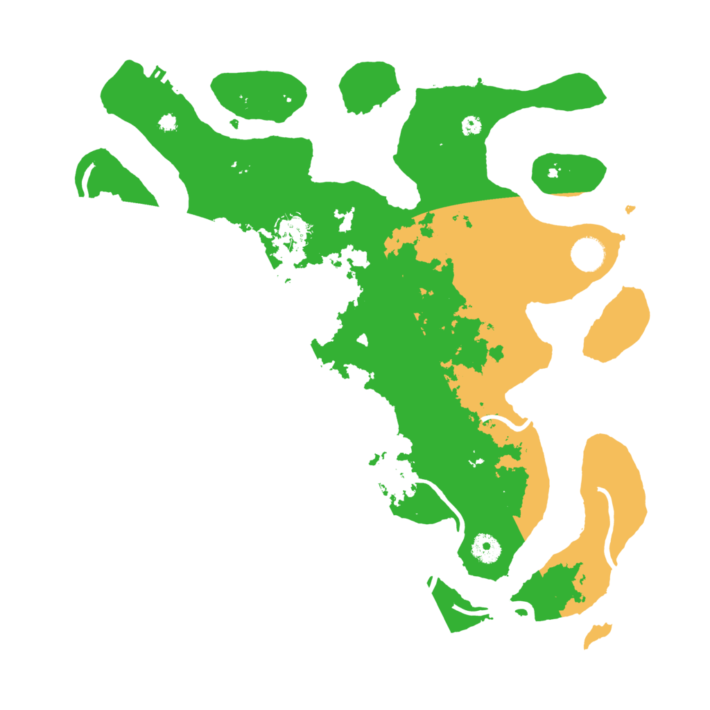 Biome Rust Map: Procedural Map, Size: 3700, Seed: 2483447