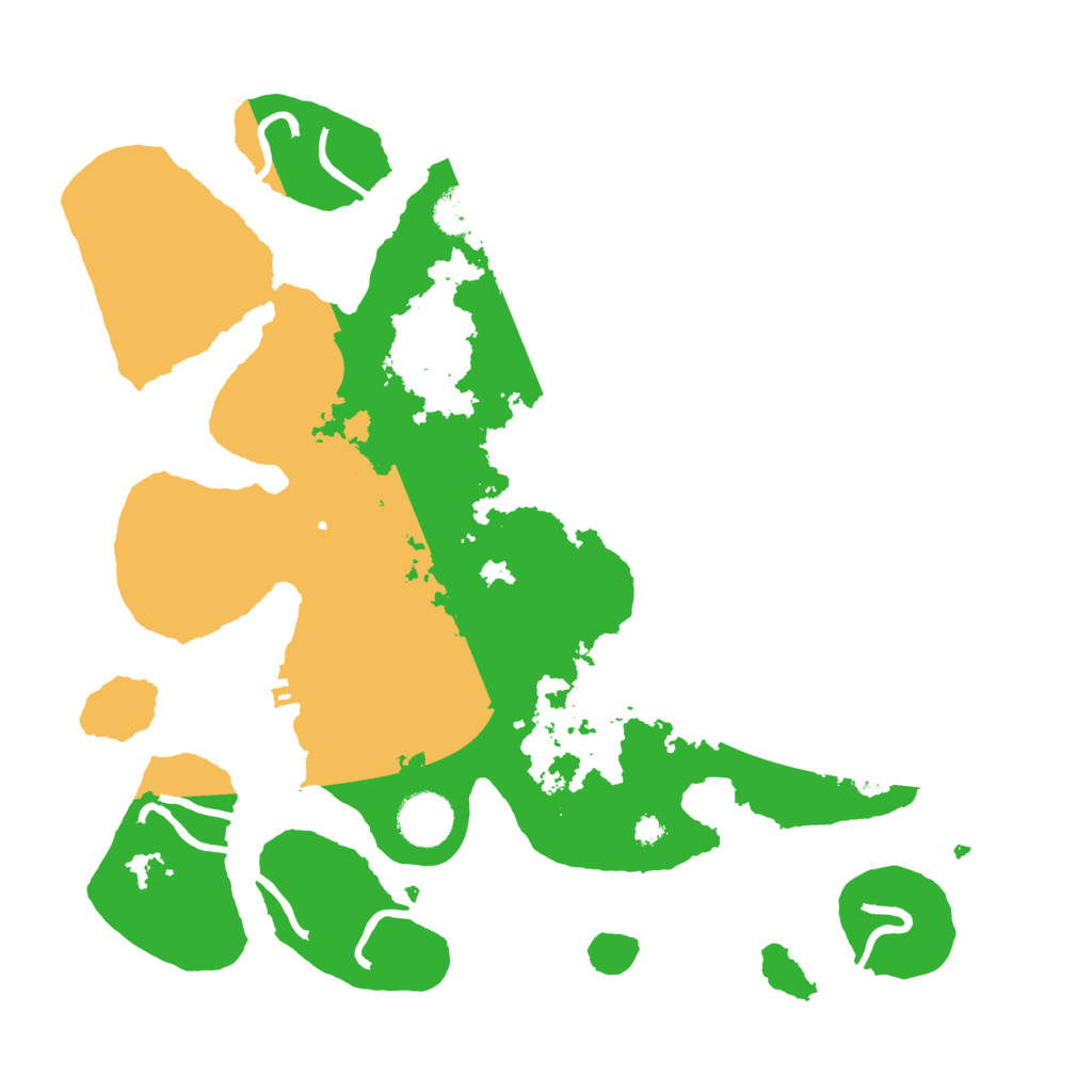 Biome Rust Map: Procedural Map, Size: 3500, Seed: 5381901