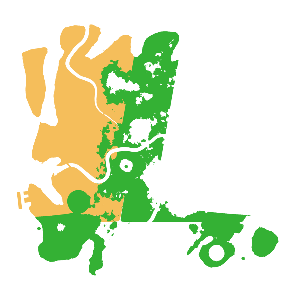 Biome Rust Map: Procedural Map, Size: 3500, Seed: 5692261