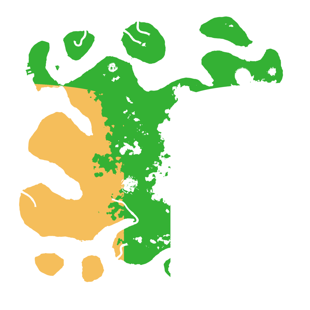 Biome Rust Map: Procedural Map, Size: 3500, Seed: 4041100