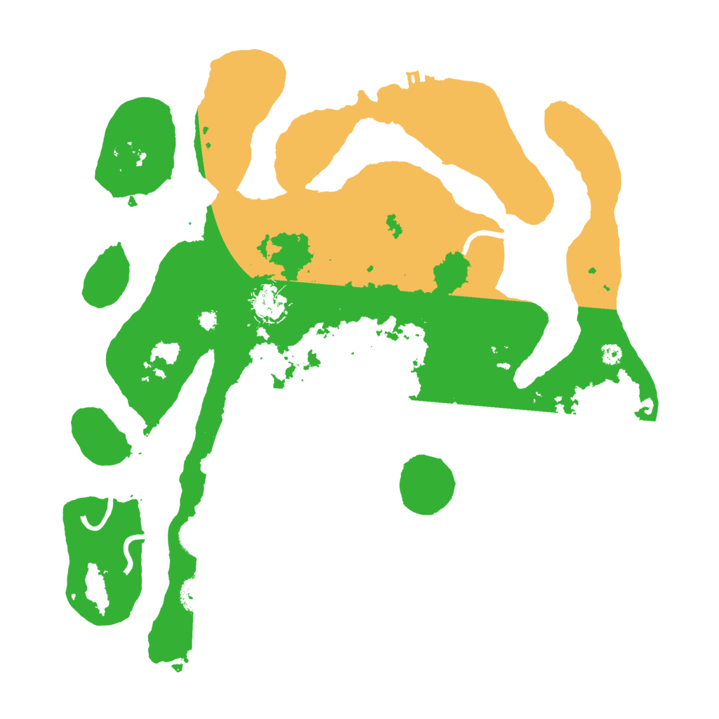 Biome Rust Map: Procedural Map, Size: 3500, Seed: 1454175