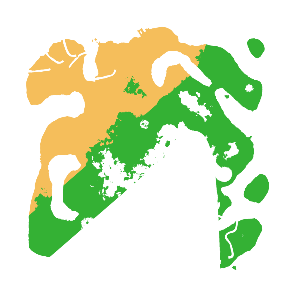 Biome Rust Map: Procedural Map, Size: 3500, Seed: 6371346