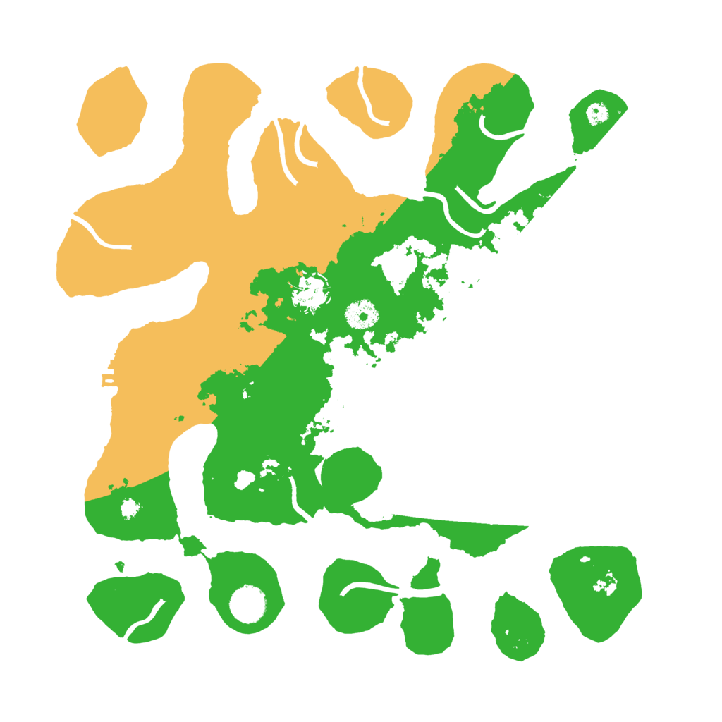 Biome Rust Map: Procedural Map, Size: 3500, Seed: 436453