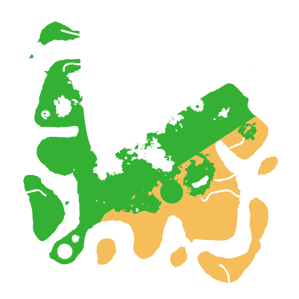 Biome Rust Map: Procedural Map, Size: 3500, Seed: 154969