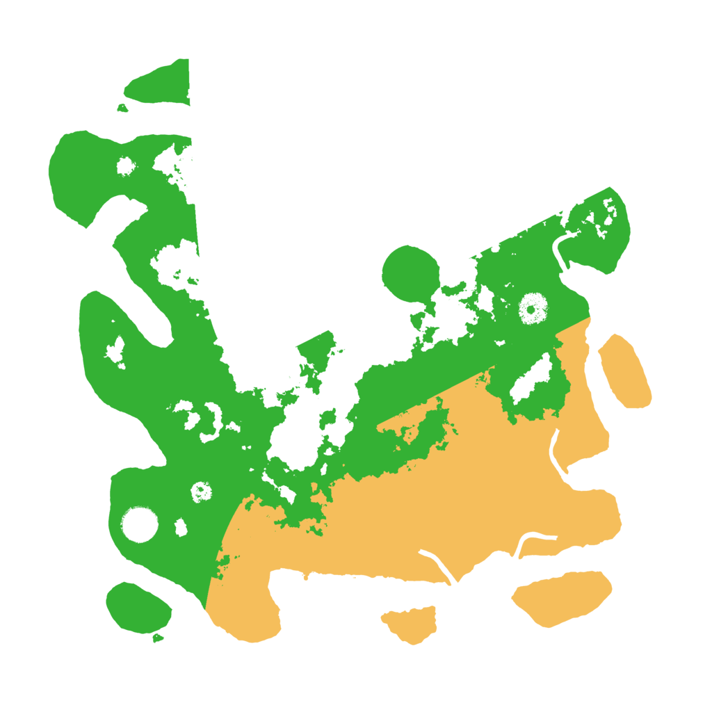 Biome Rust Map: Procedural Map, Size: 3500, Seed: 2191632