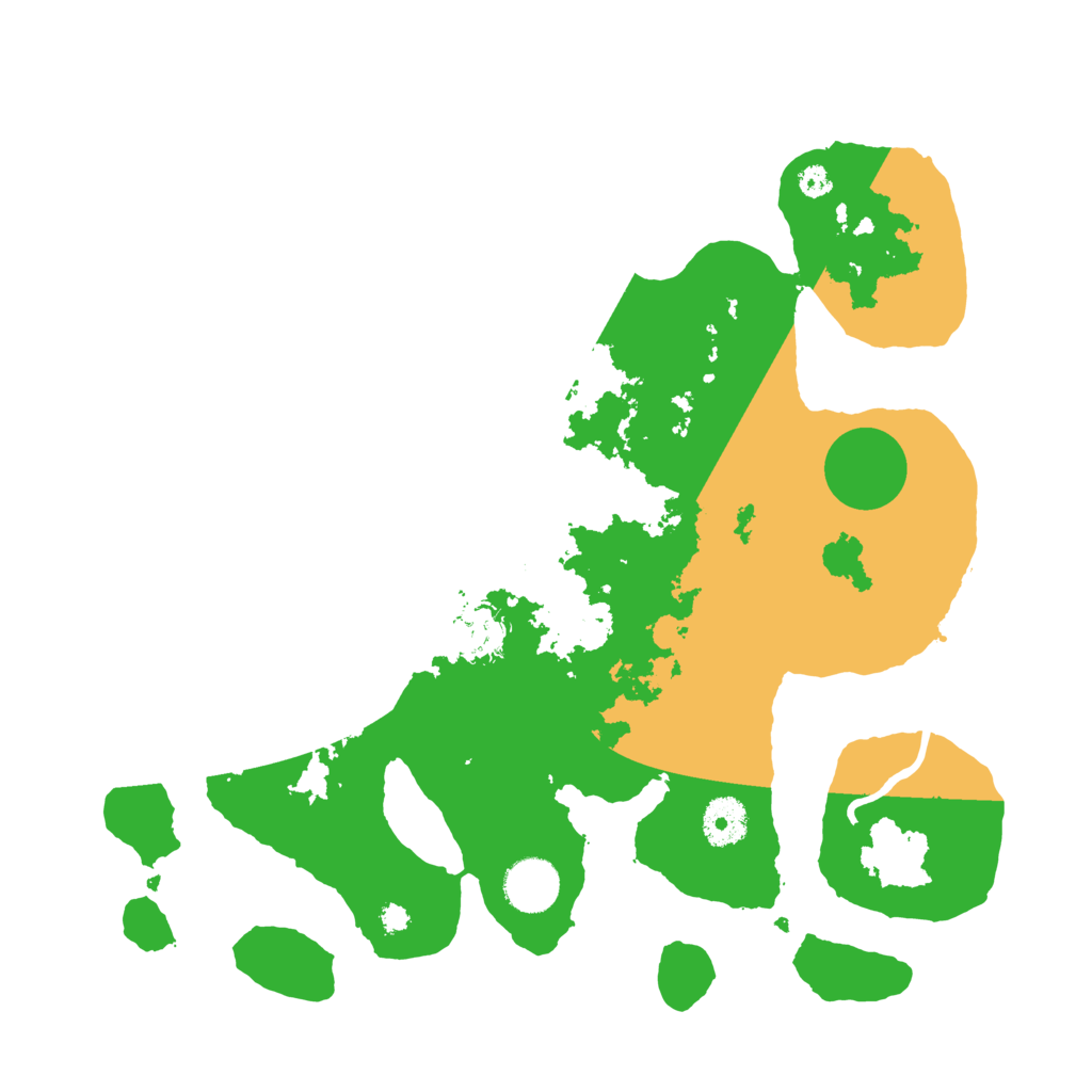 Biome Rust Map: Procedural Map, Size: 3500, Seed: 360608