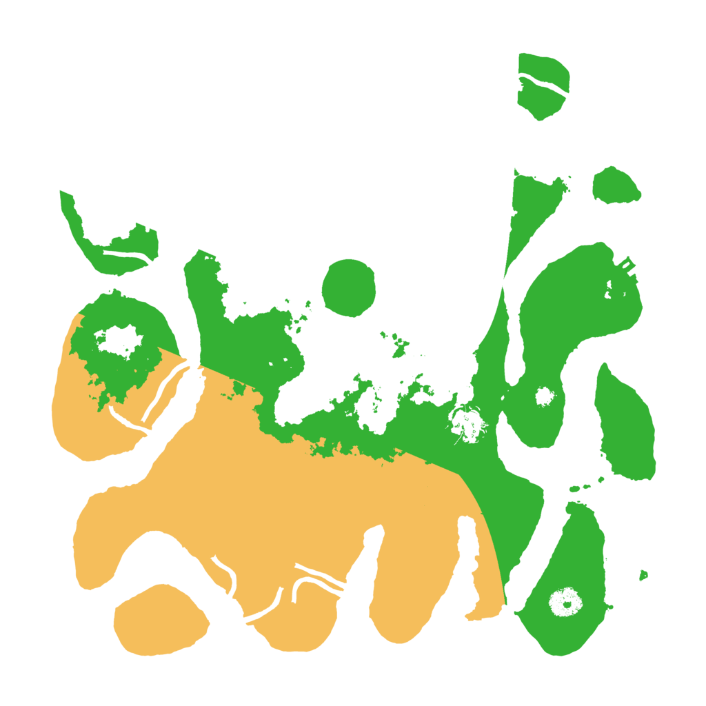 Biome Rust Map: Procedural Map, Size: 3500, Seed: 6386187