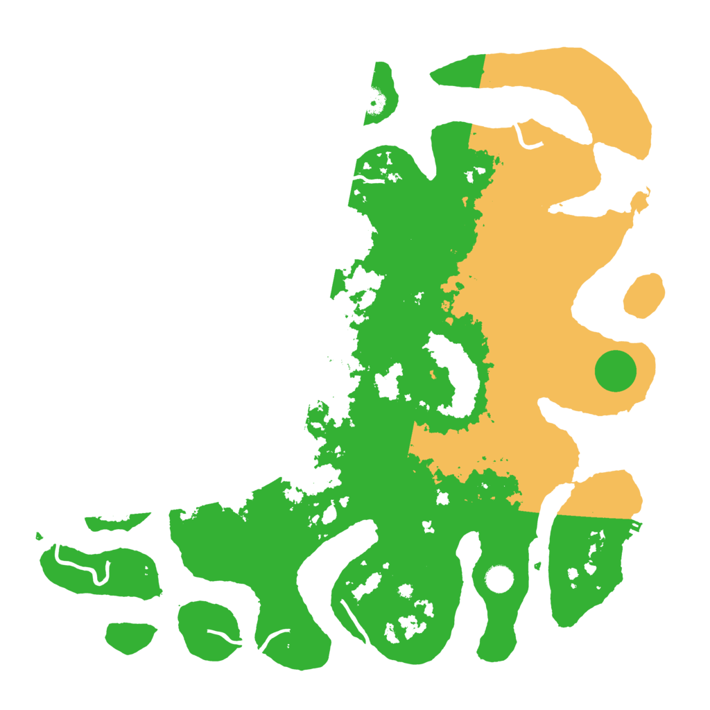 Biome Rust Map: Procedural Map, Size: 4500, Seed: 2017991