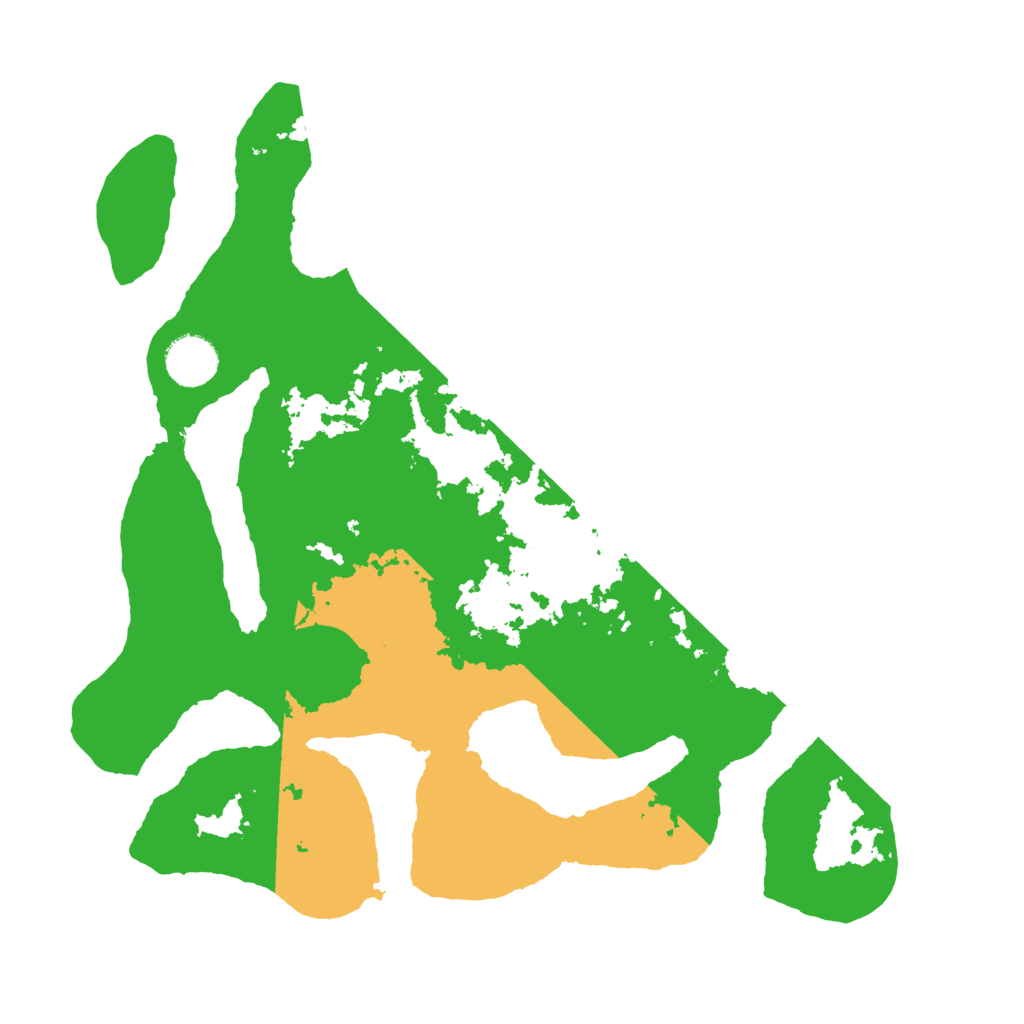 Biome Rust Map: Barren, Size: 3500, Seed: 649069961