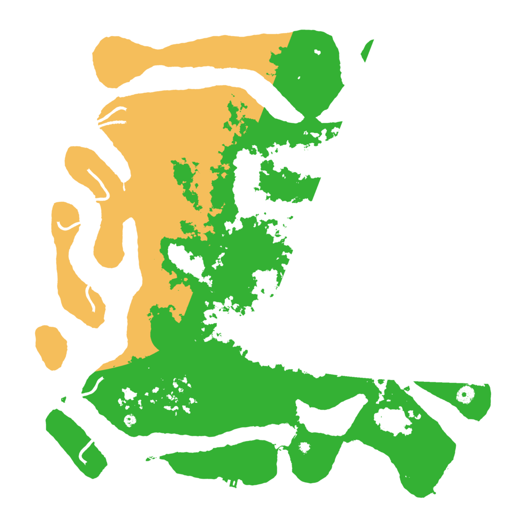 Biome Rust Map: Procedural Map, Size: 4500, Seed: 738309