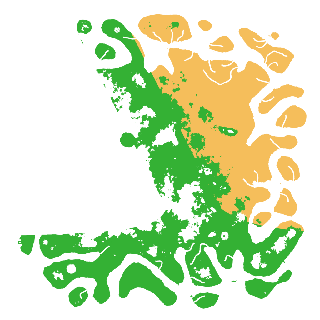 Biome Rust Map: Procedural Map, Size: 6000, Seed: 1579000398