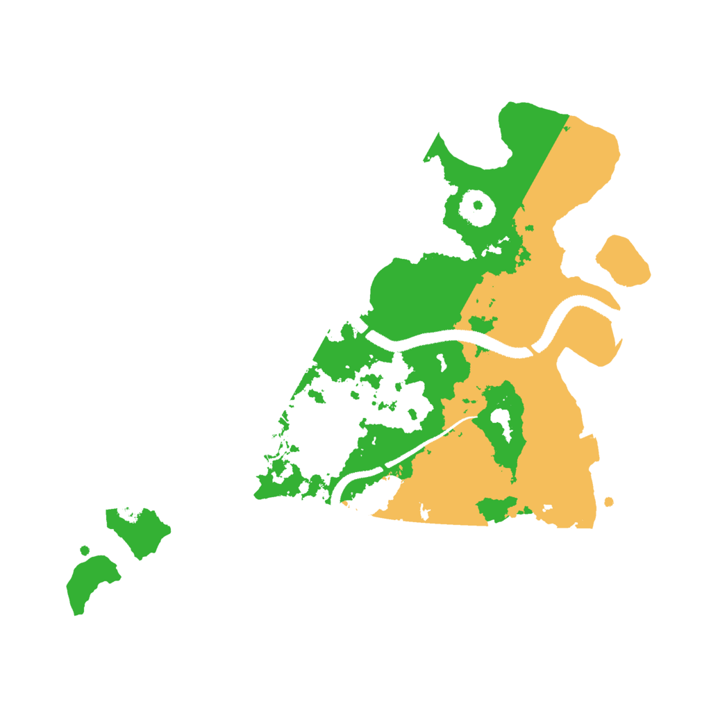 Biome Rust Map: Procedural Map, Size: 3000, Seed: 435588510