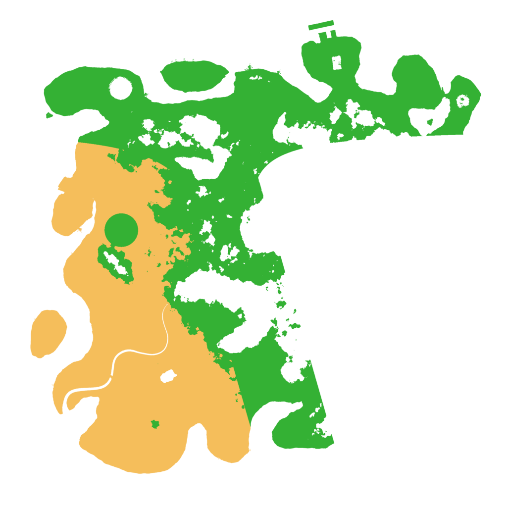 Biome Rust Map: Procedural Map, Size: 4000, Seed: 20821580