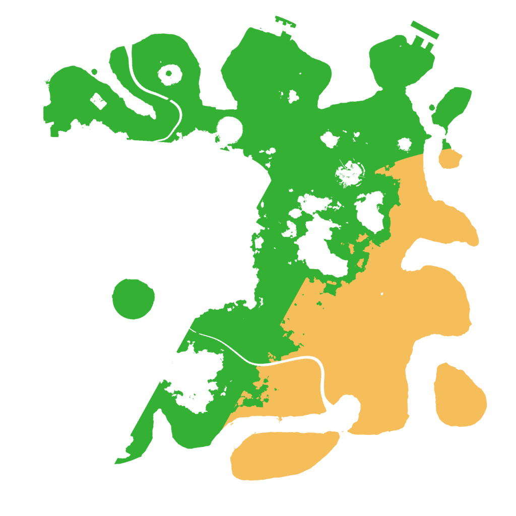 Biome Rust Map: Procedural Map, Size: 3500, Seed: 2790479