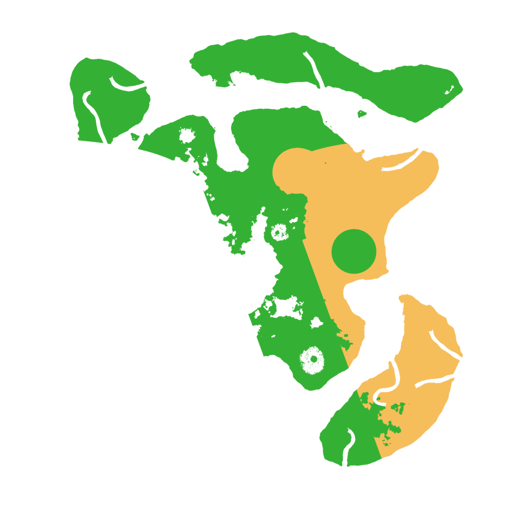 Biome Rust Map: Procedural Map, Size: 3000, Seed: 19590727