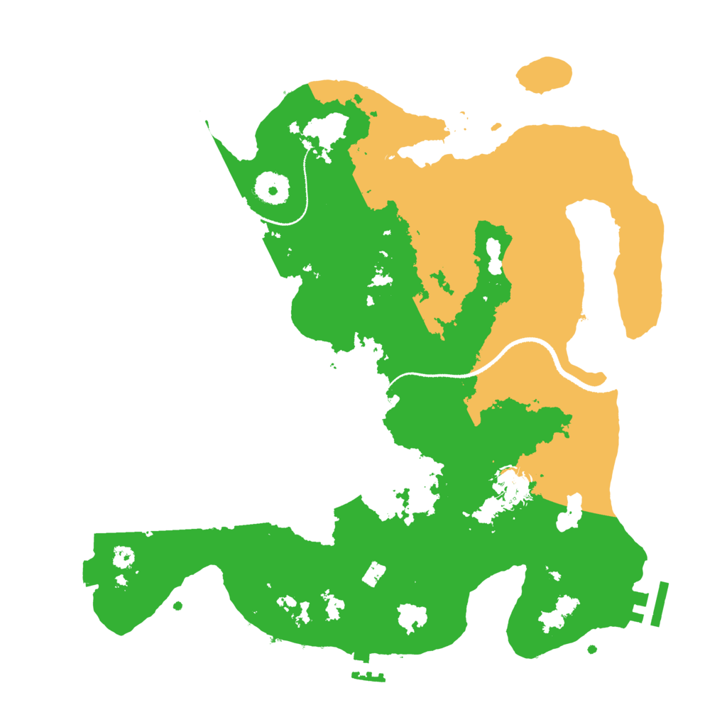 Biome Rust Map: Procedural Map, Size: 3250, Seed: 123456