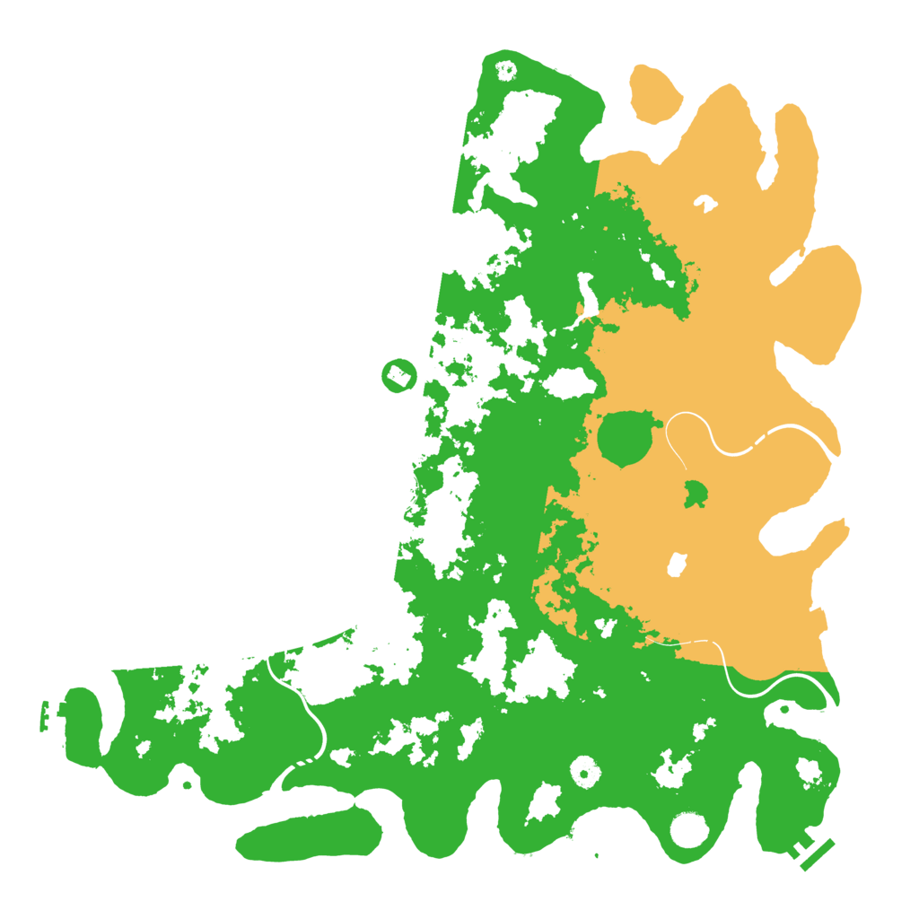 Biome Rust Map: Procedural Map, Size: 4500, Seed: 3666232