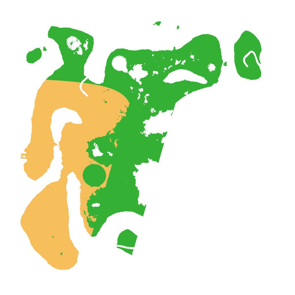 Biome Rust Map: Procedural Map, Size: 3500, Seed: 5283948