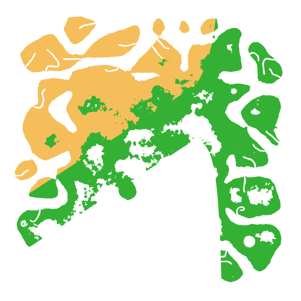 Biome Rust Map: Procedural Map, Size: 4600, Seed: 5221653