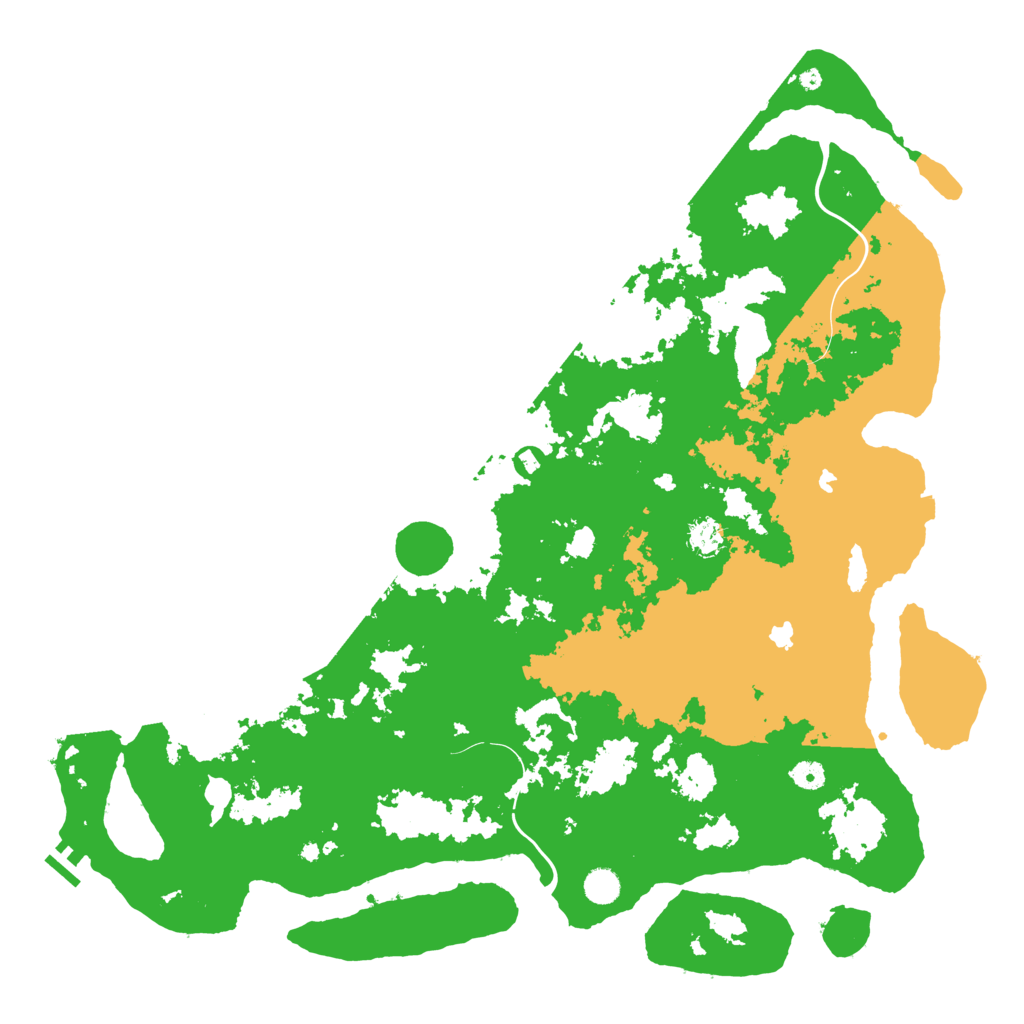 Biome Rust Map: Procedural Map, Size: 5000, Seed: 2019757227