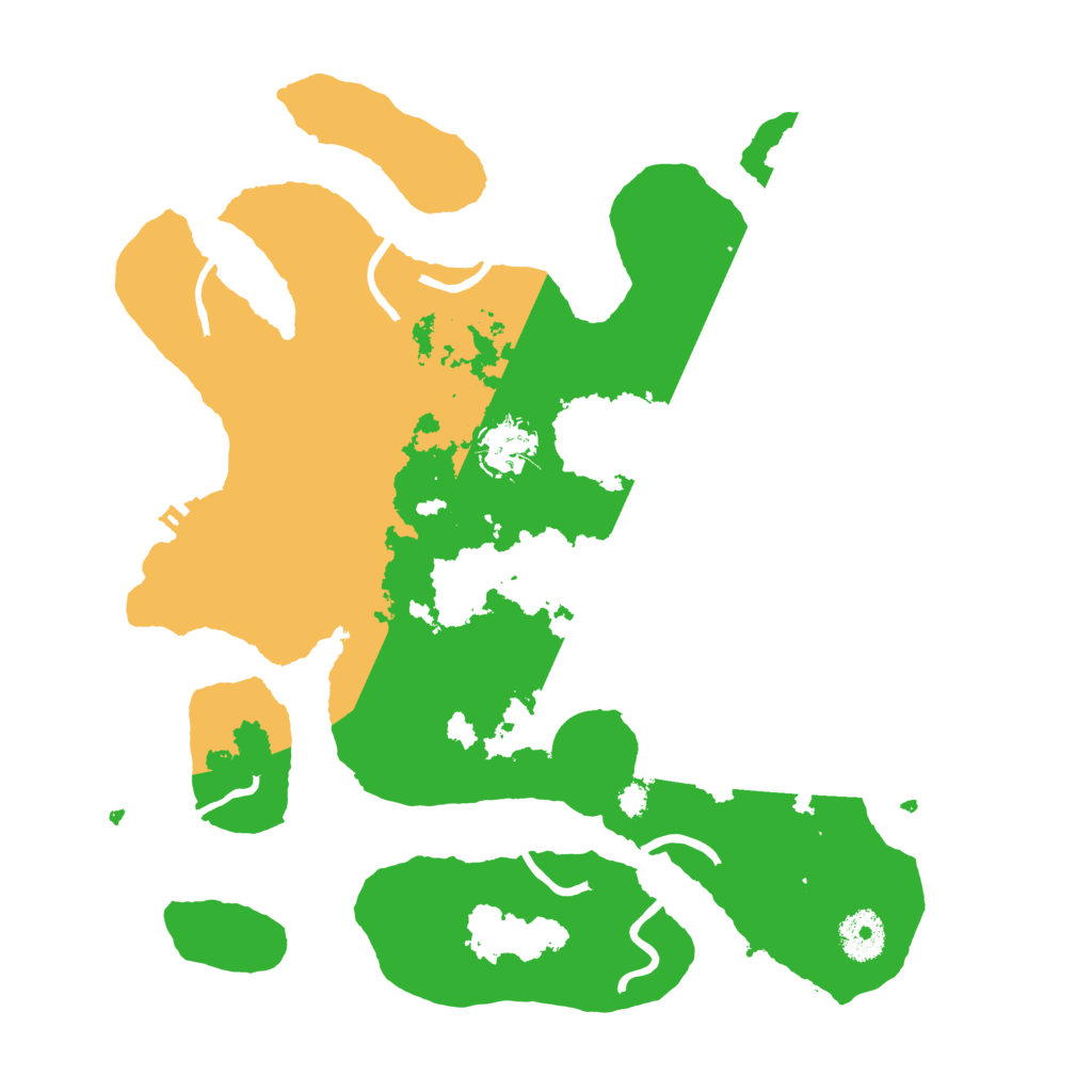 Biome Rust Map: Procedural Map, Size: 3412, Seed: 8729