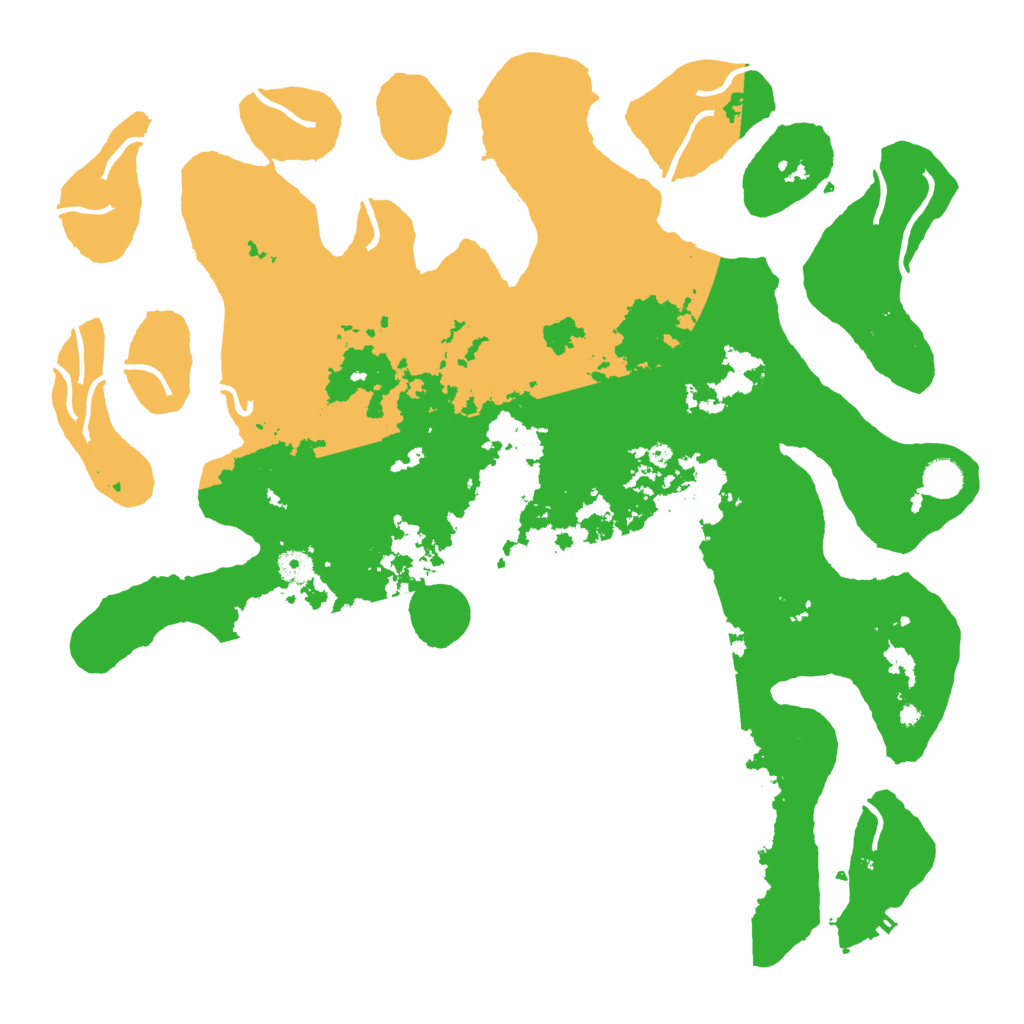 Biome Rust Map: Procedural Map, Size: 4500, Seed: 2464261