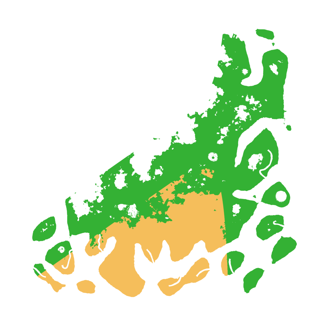 Biome Rust Map: Procedural Map, Size: 5000, Seed: 5723925