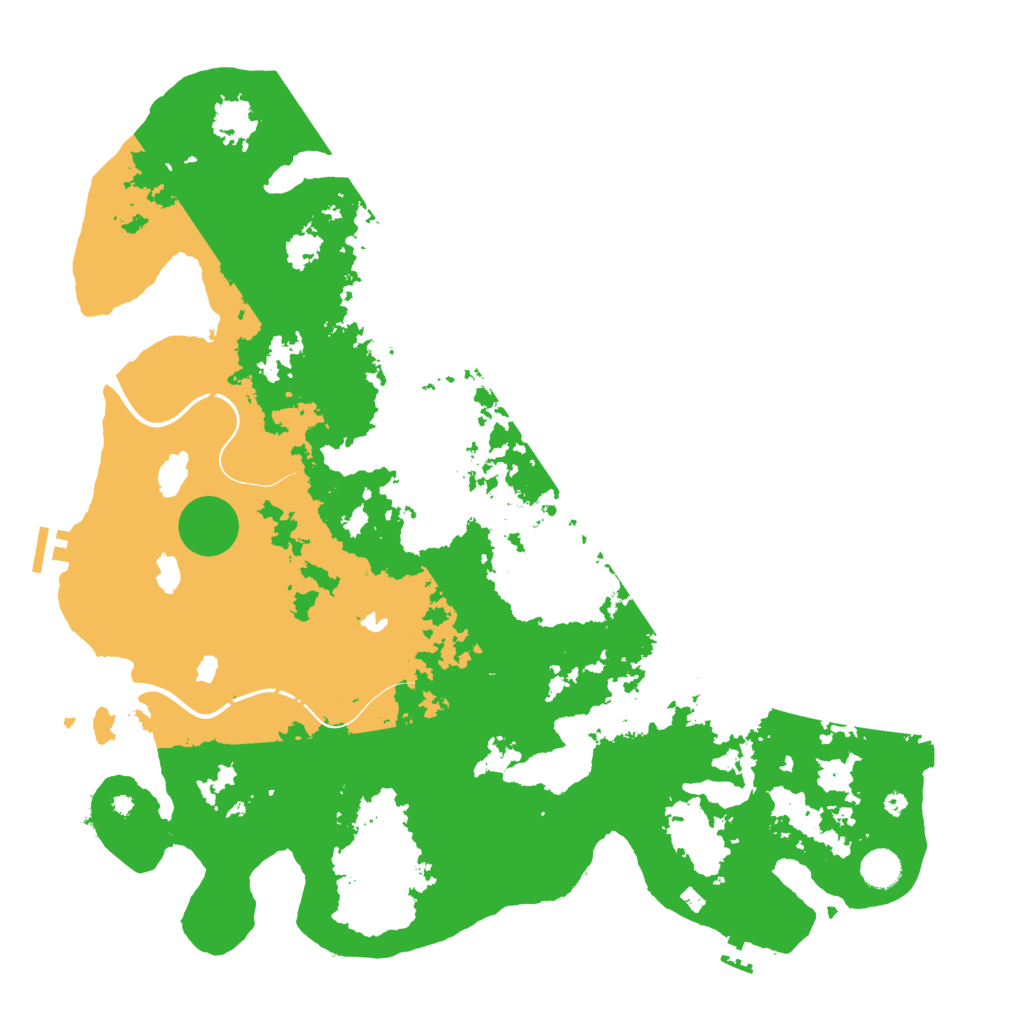 Biome Rust Map: Procedural Map, Size: 4500, Seed: 5738002