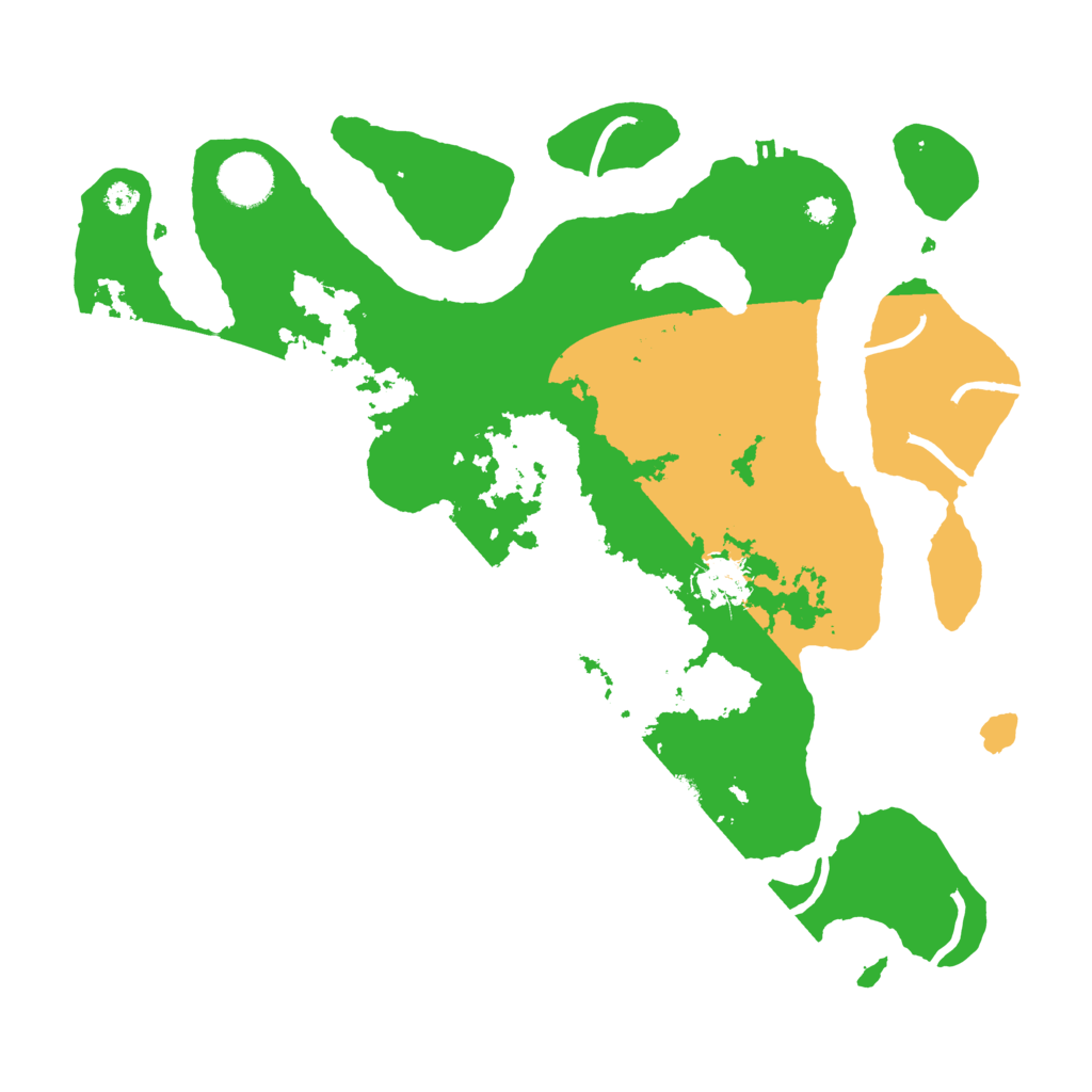 Biome Rust Map: Procedural Map, Size: 3500, Seed: 3270700