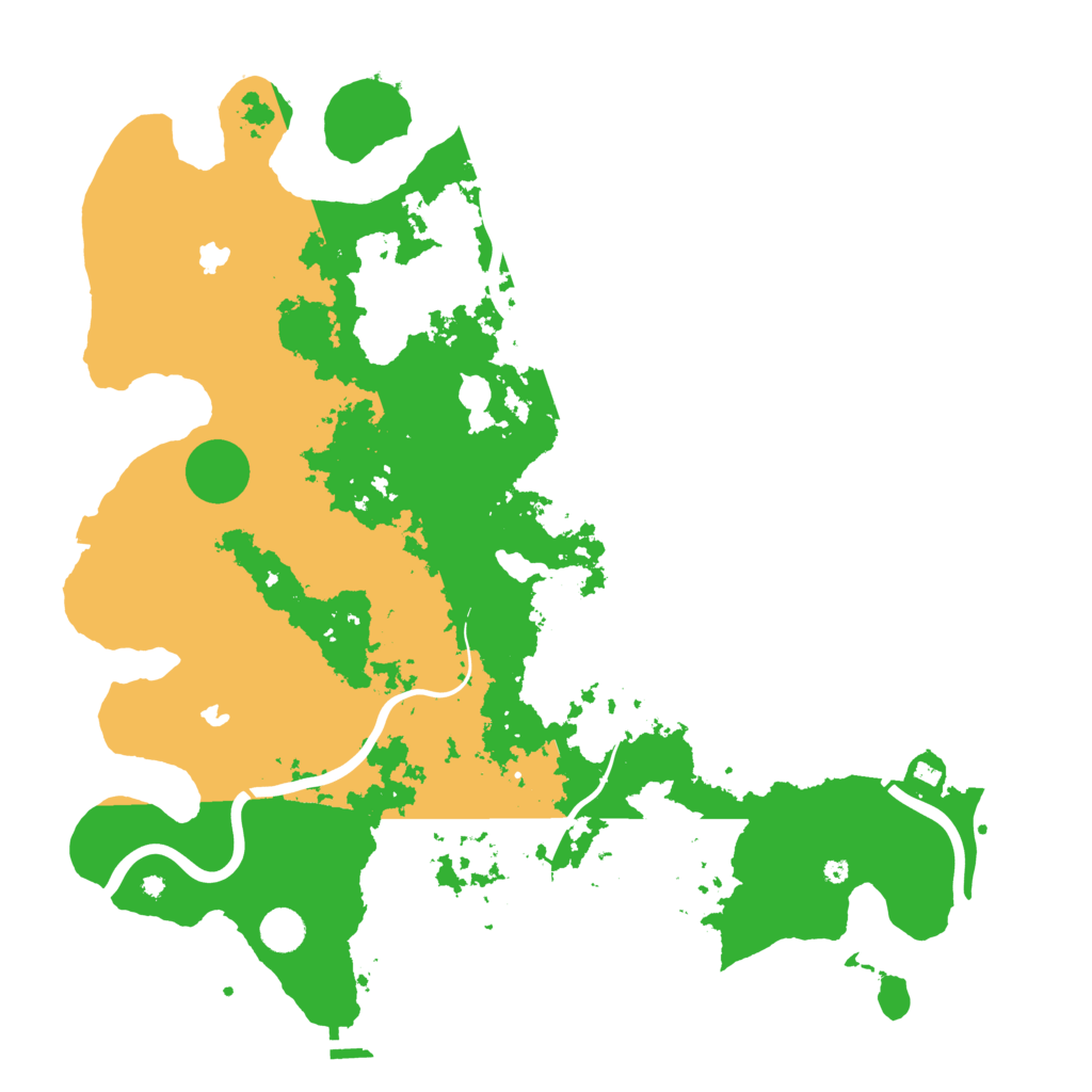 Biome Rust Map: Procedural Map, Size: 4500, Seed: 6222603