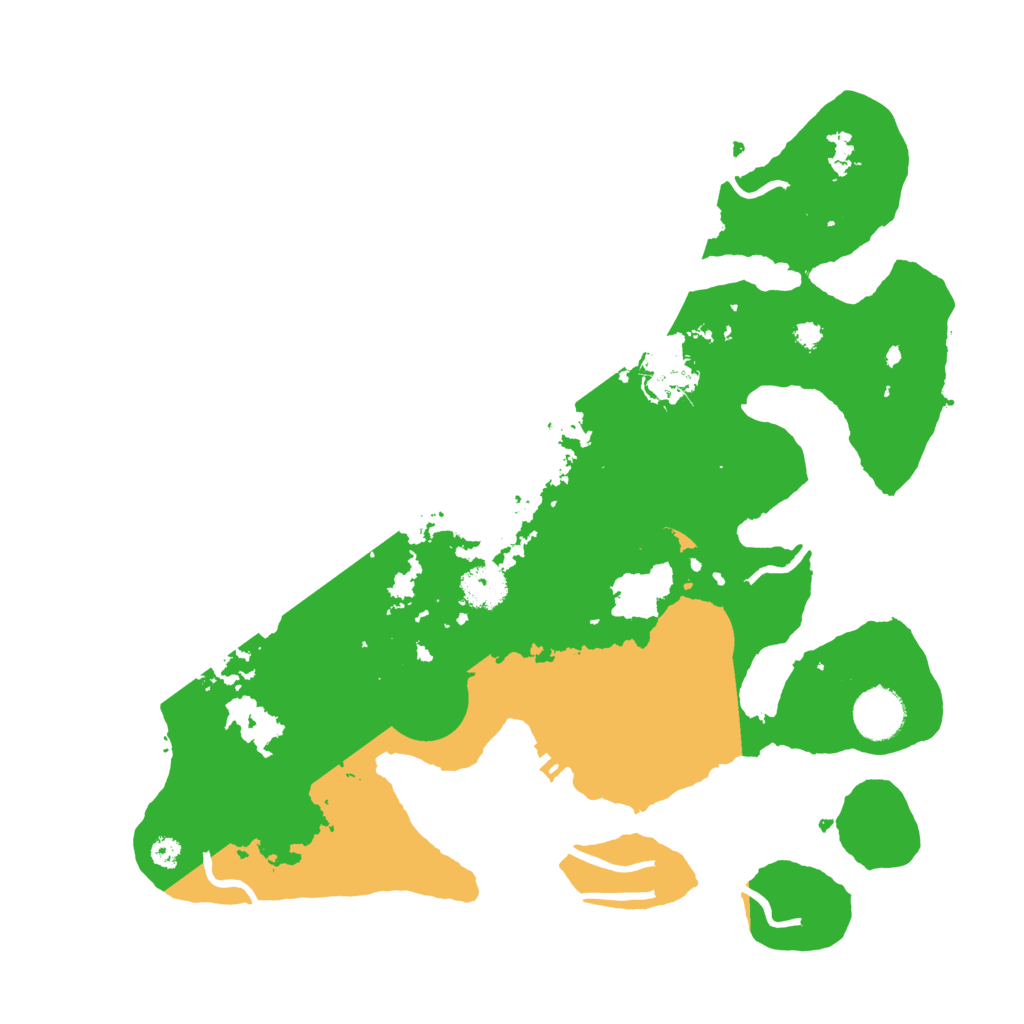 Biome Rust Map: Procedural Map, Size: 3500, Seed: 2840974