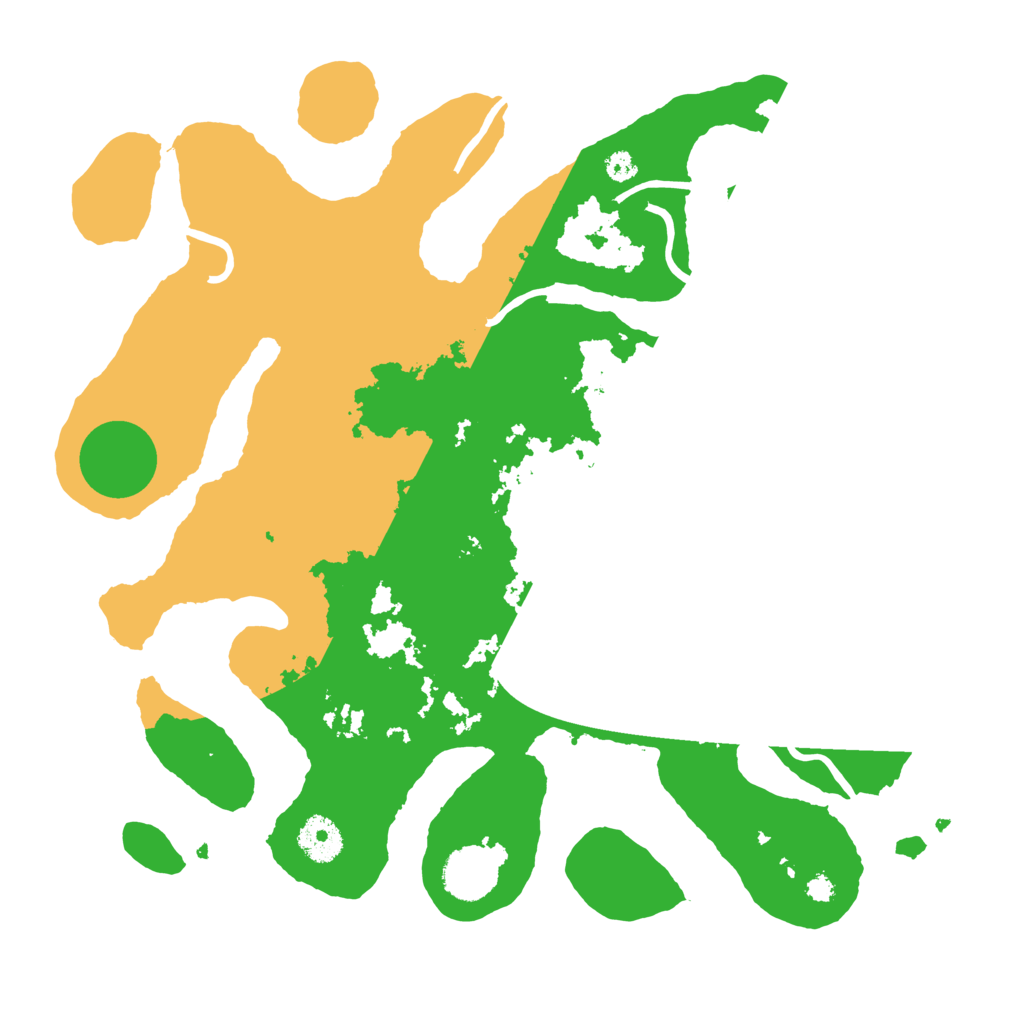 Biome Rust Map: Procedural Map, Size: 3500, Seed: 5342971