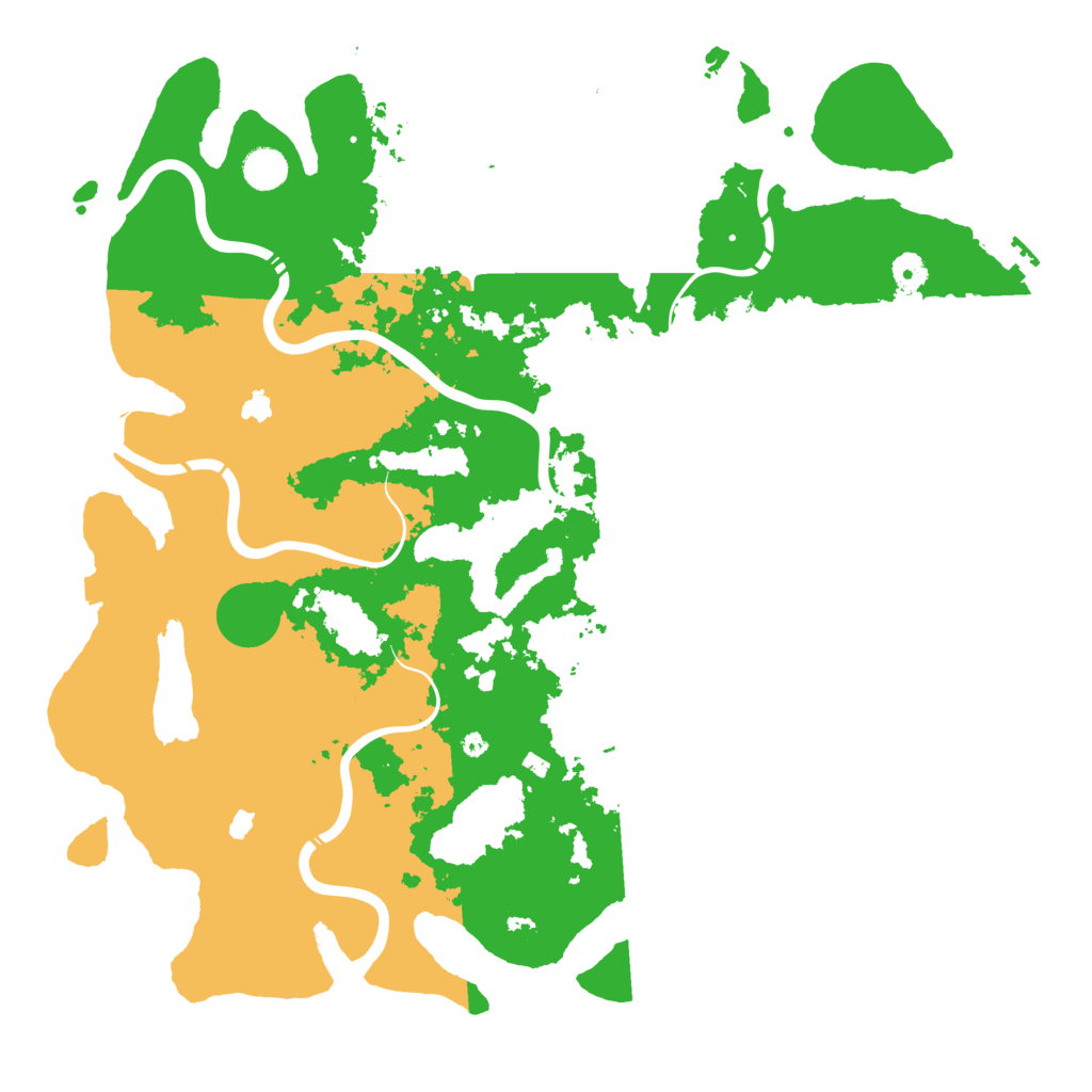 Biome Rust Map: Procedural Map, Size: 4500, Seed: 2084478
