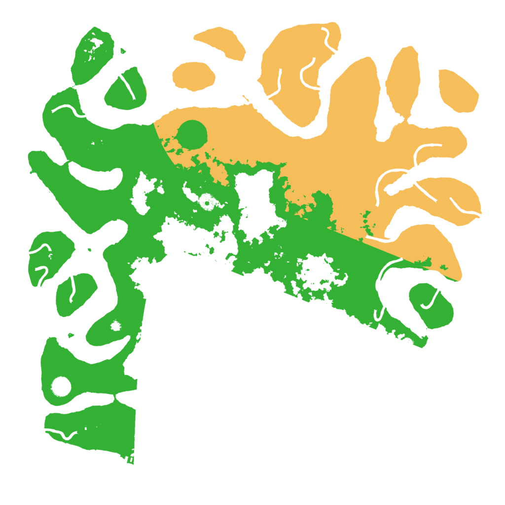 Biome Rust Map: Procedural Map, Size: 4500, Seed: 5757425