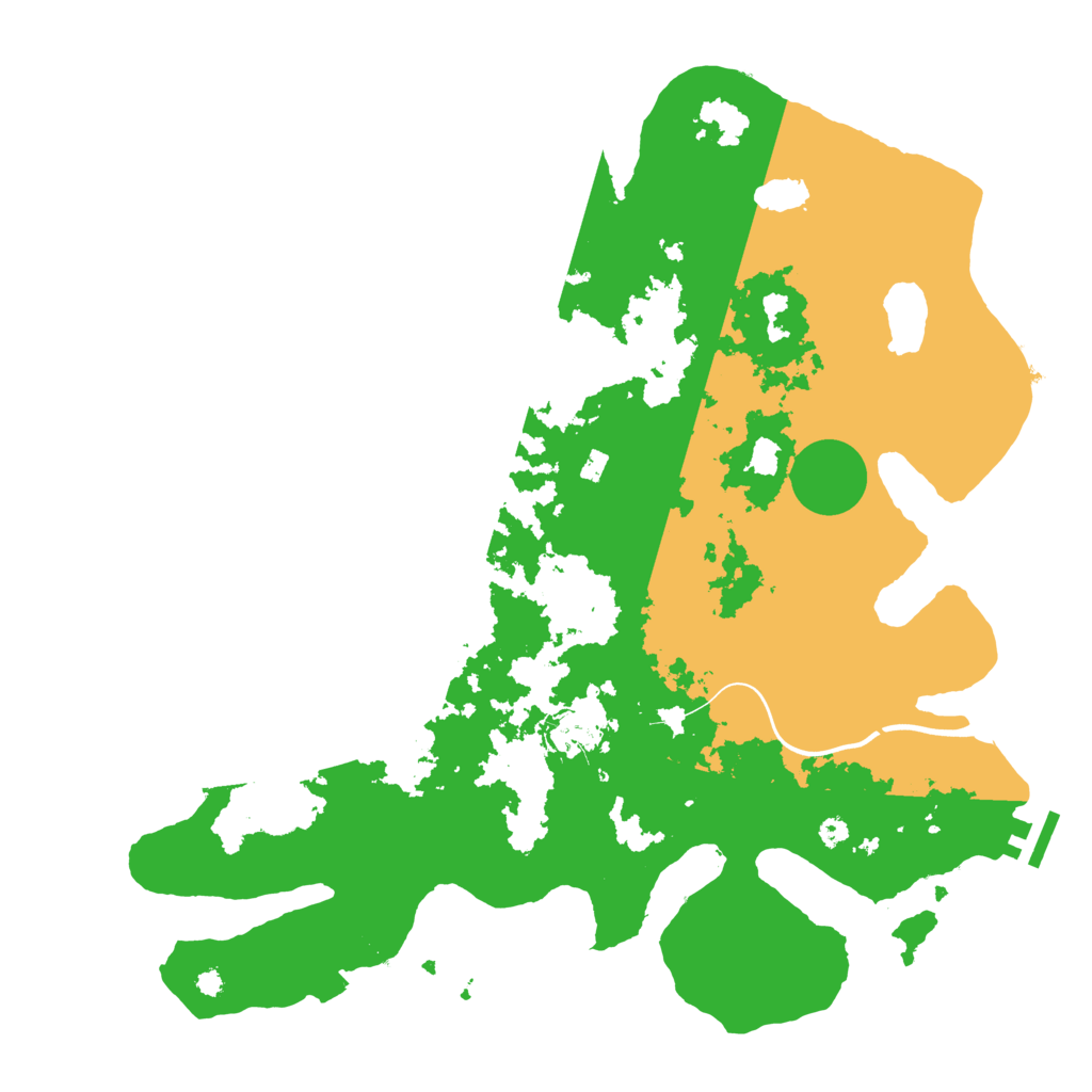 Biome Rust Map: Procedural Map, Size: 3800, Seed: 295422341