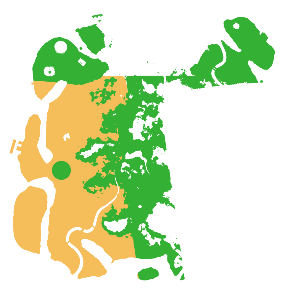 Biome Rust Map: Procedural Map, Size: 4250, Seed: 6153638