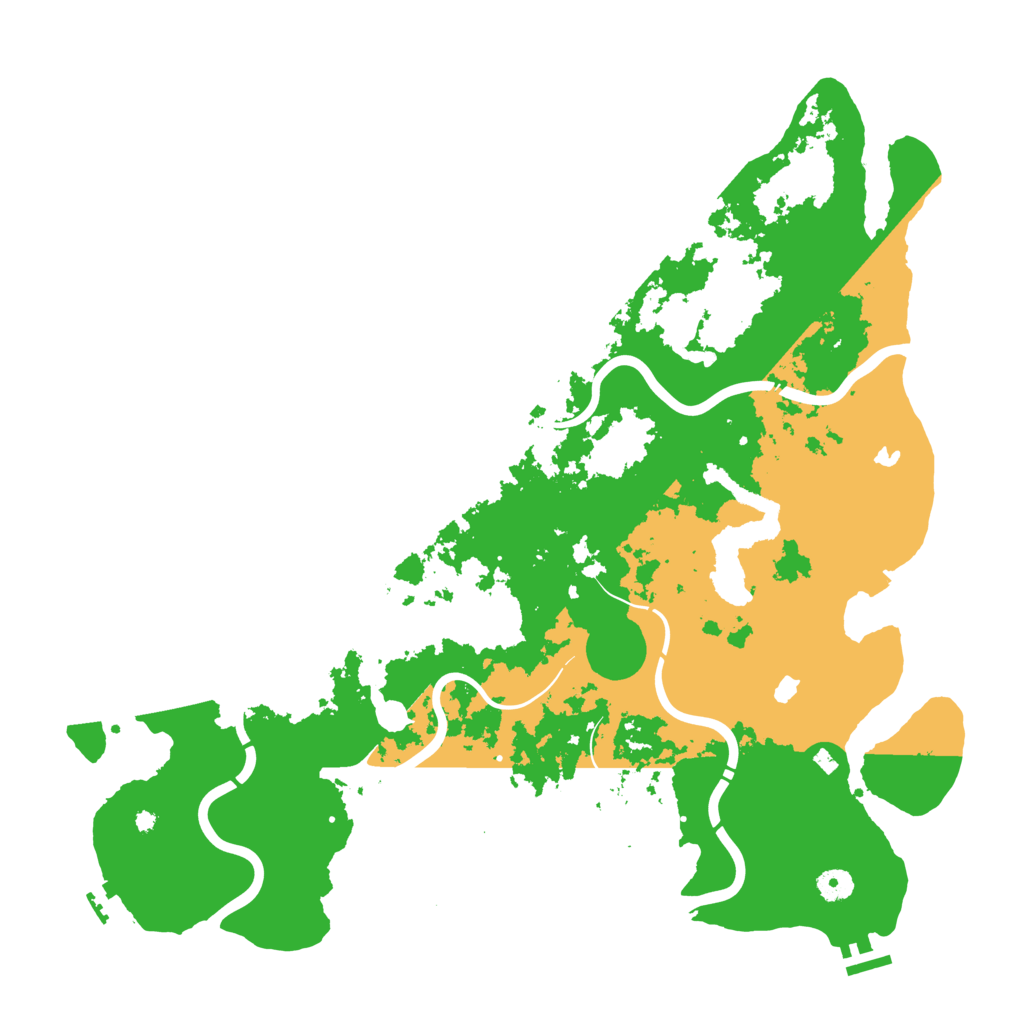 Biome Rust Map: Procedural Map, Size: 4500, Seed: 2205717