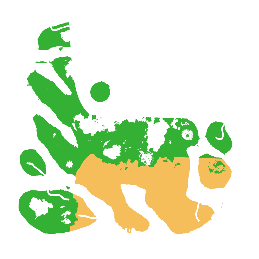 Biome Rust Map: Procedural Map, Size: 3500, Seed: 1900205