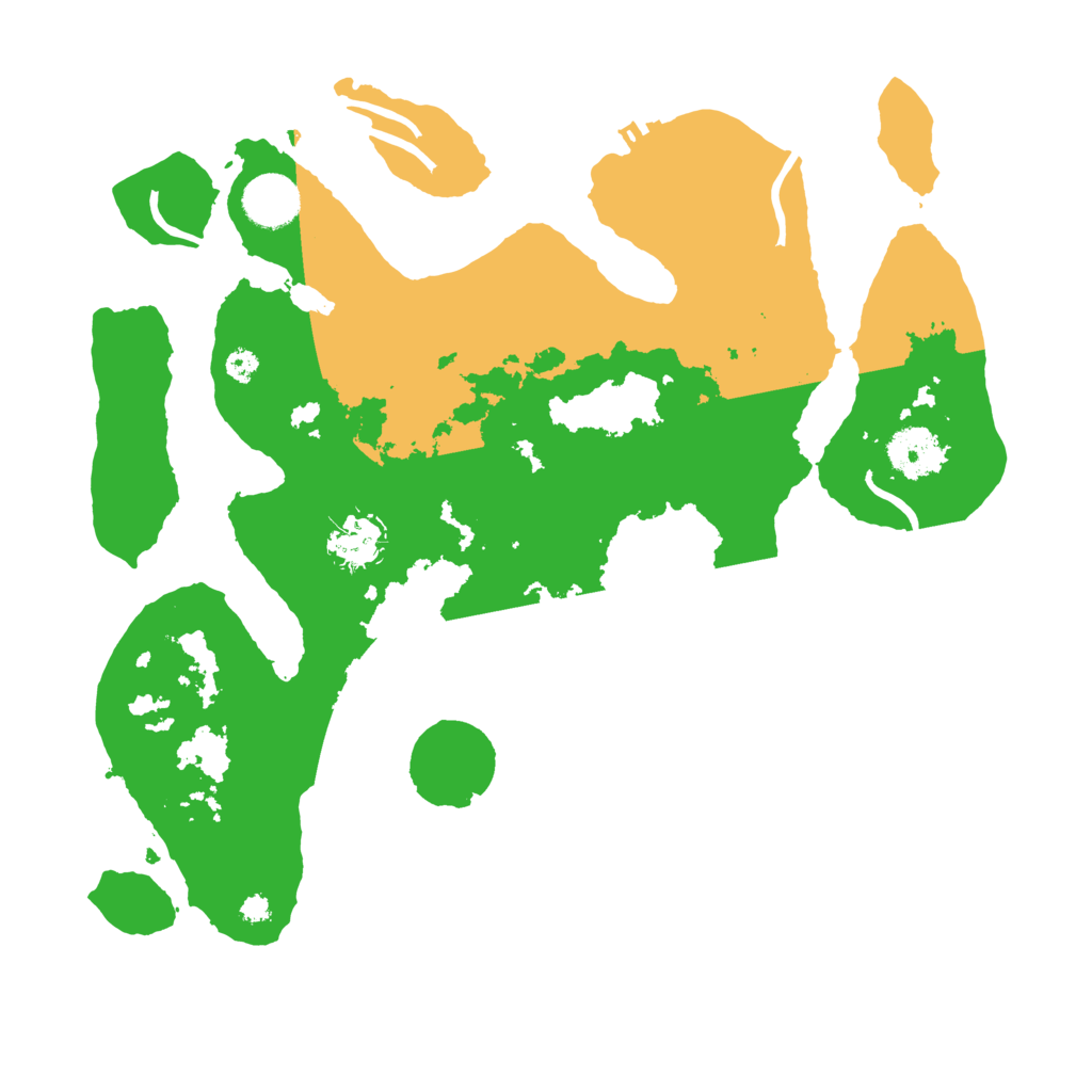 Biome Rust Map: Procedural Map, Size: 3500, Seed: 1462176