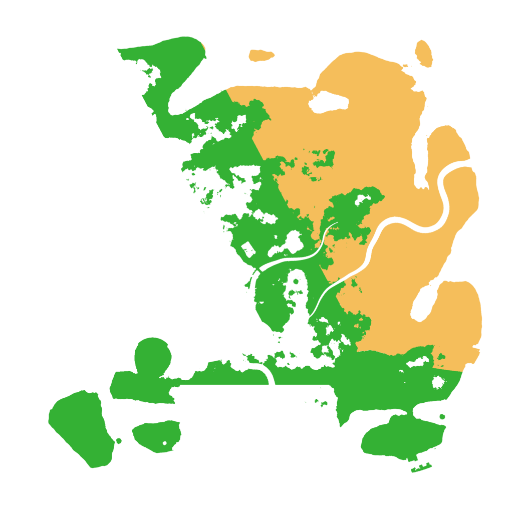 Biome Rust Map: Procedural Map, Size: 3750, Seed: 584854824