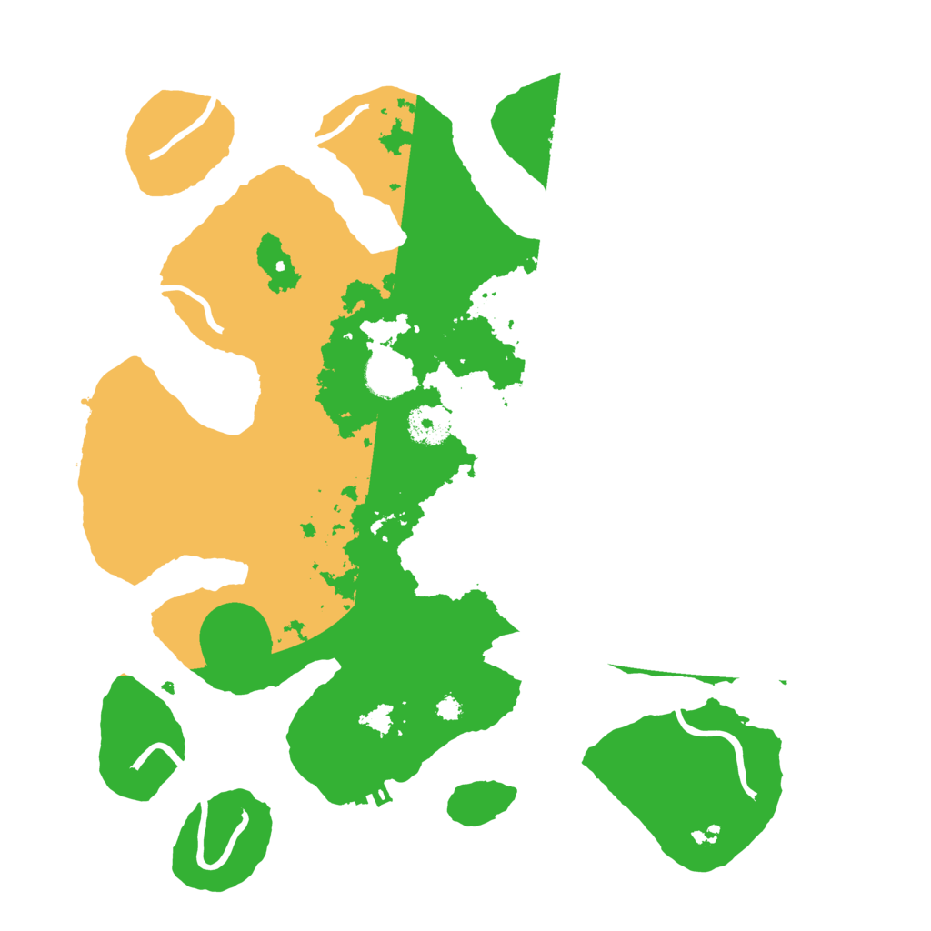 Biome Rust Map: Procedural Map, Size: 3500, Seed: 2000271