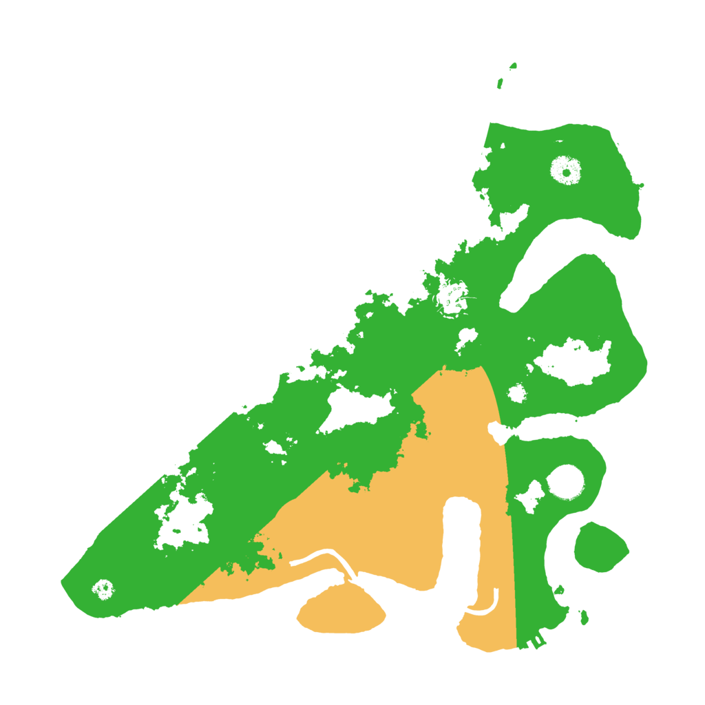 Biome Rust Map: Procedural Map, Size: 3550, Seed: 684827